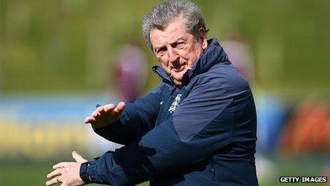 England football team manager Roy Hodgson