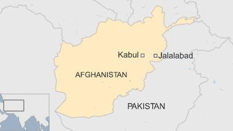 Map of Jalalabad