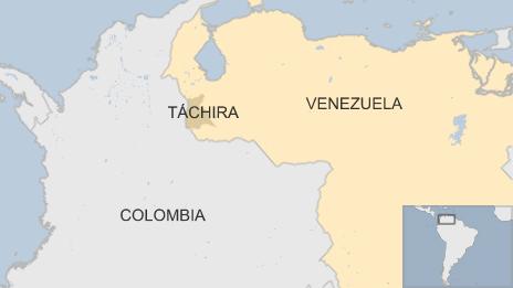 May showing Tachira state in Venezuela