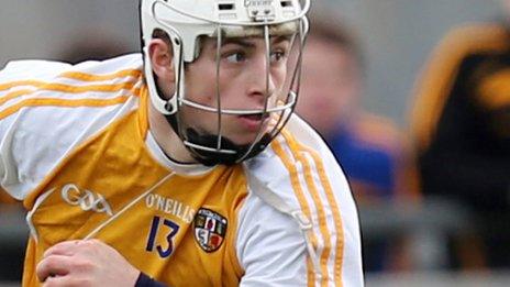 Conor Johnston scored Antrim's only goal