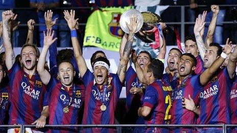 Barca celebrate