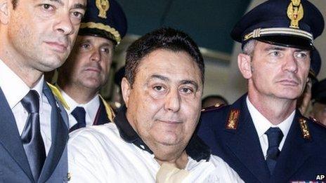 Colombia deports Calabrian mafia boss Pannunzi to Italy - BBC News