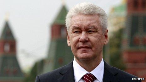 Sergei Sobyanin at the Kremlin, Moscow, 29 August