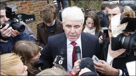 Max Clifford and reporters