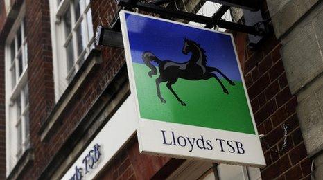 Lloyds bank sign