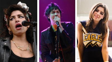 Amy Winehouse, The Strokes and Marina and the Diamonds