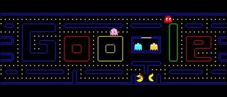 Popular Google Doodle Games/ How to Play Google Doodle Games PAC-MAN (2010)  Play at Home 