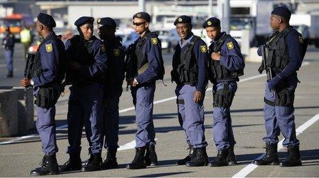 South African Security Stepped Up Ahead Of World Cup - BBC News