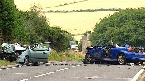 crash at A92 in Fife