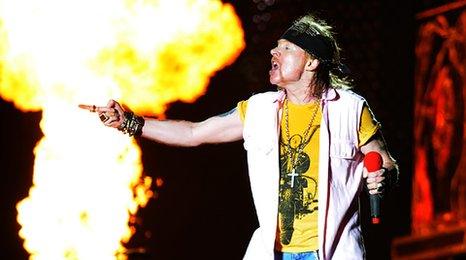 Guns N' Roses singer Axl Rose