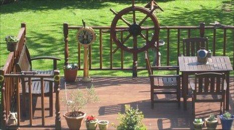 Thieves steal maritime objects from a garden in Holywell, Flintshire