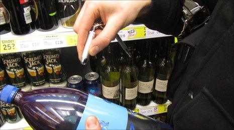 Alcohol tagging scheme