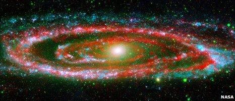 Nasa image of Andromeda galaxy