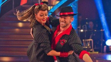 Holly Valance and Artem Chigvintsev