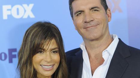 Paula Abdul and Simon Cowell