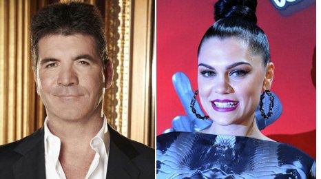 Simon Cowell and Jessie J