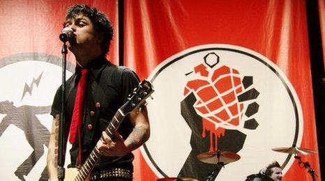 Billie Joe Armstrong from Green Day