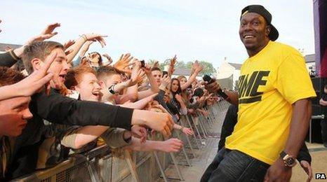 Dizzee Rascal opens main stage in Londonderry