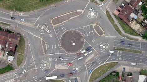 The Magic Roundabout in Swindon
