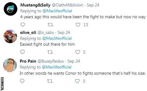 Social media reaction to Conor McGregor's next fight