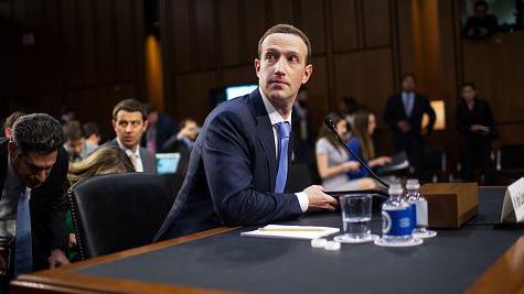 Facebook co-founder, Chairman and CEO Mark Zuckerberg testifies before a combined Senate Judiciary and Commerce committee hearing in the Hart Senate Office Building on Capitol Hill April 10, 2018 