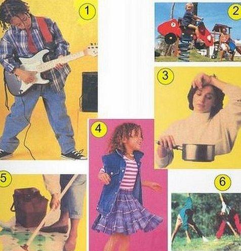 Textbook showing gender stereotypes in Tunisia