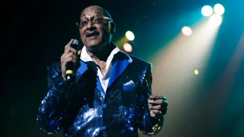 Redferns/Getty Images Abdul Duke Fakir of The Four Tops performs on stage at First Direct Arena on April 1, 2014 in Leeds, United Kingdom.