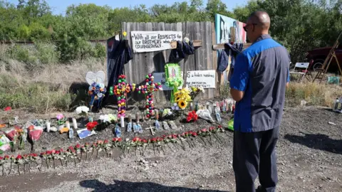 Getty Images Image shows mourner