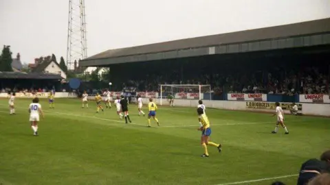 Steve Daniels The London Road End at Oxford's Manor Ground during a match.
