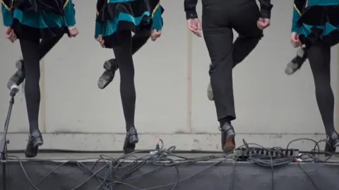 Getty Irish dancers