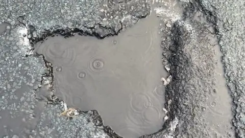 John Fillis Ormskirk Road pothole