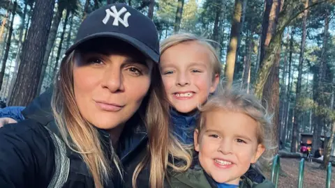 Selena Mills Selena Mills and her two sons