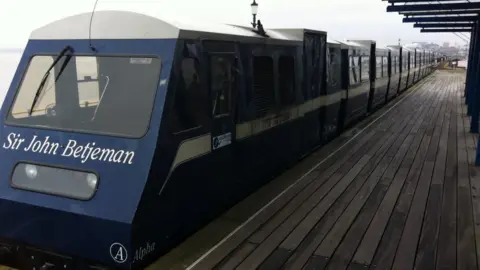 BBC A train on Southend pier