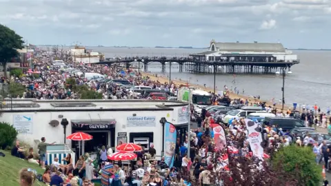 BBC Crowds at 2024 Armed Forces Day in Cleethorpes