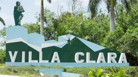 Sign for Santa Clara province. 