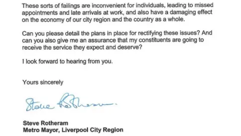 @MetroMayorSteve Letter to Northern rail