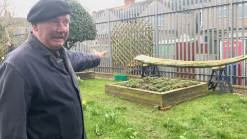 Ernie Brown at Oasis Garden in Grimsby