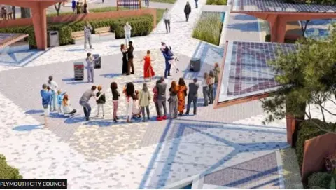 Plymouth City Council Armada Way plans for Plymouth City Centre
