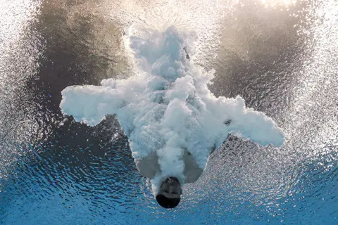Stefan Wermuth / Reuters England's diver Matthew Lee performs in the Men's 10m Platform, Preliminary, at the Sandwell Aquatics Centre as part of the Birmingham 2022 Commonwealth Games on 7 August 2022