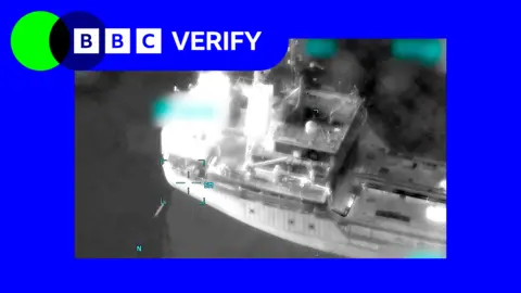 Centcome video of one of the ships it targeted