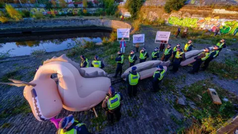 PA Media Nessie inflatable