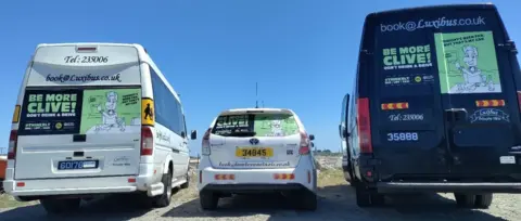 Health Improvement Commission Drink driving campaign on taxis in Guernsey