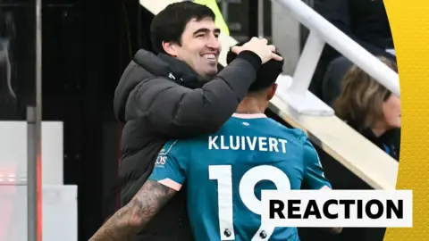 Andoni Iraola and Justin Kluivert