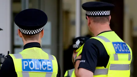 Stock photo of police officers