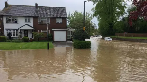 Martin Davies Flooding in Harlow