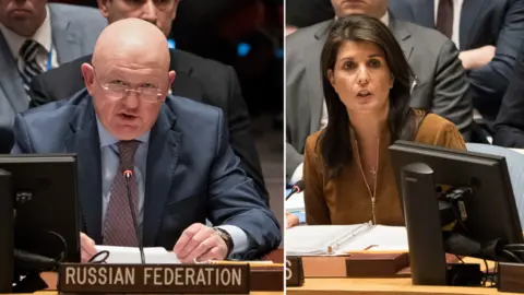 AFP Russian and US envoys at the UNSC