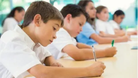 Getty Images children doing test