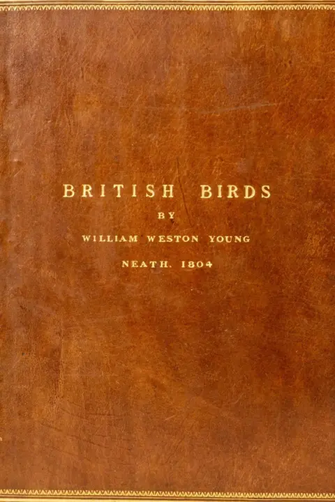 Rogers Jones Auctioneers/PA Wire The front cover of William Weston Young's book 'British Birds'.