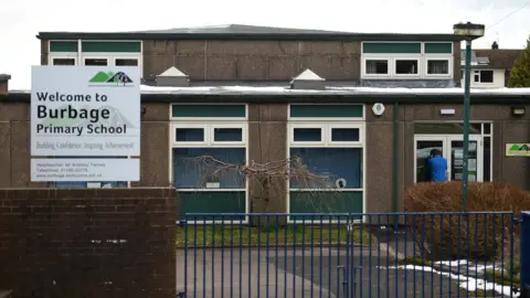 AFP / Oli Scarff Burbage Primary School