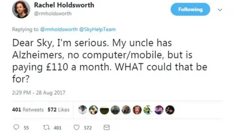 Rachel Holdsworth/Twitter Rachel Holdsworth tweet